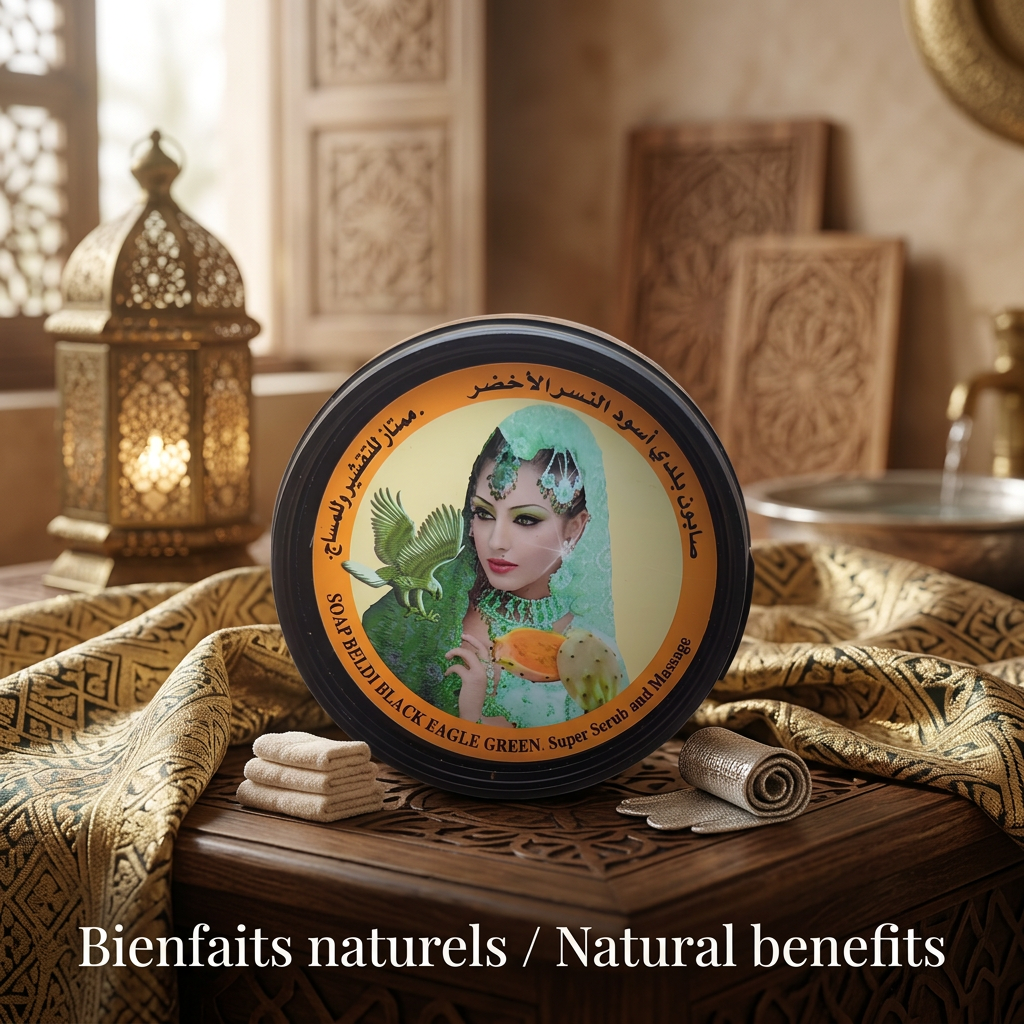 Savon noir à l'huile d'olive et figue de barbarie